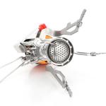 Integrated mini stove with electronic outdoor ignition for picnicking and camping, portable stove for cooking and travel
